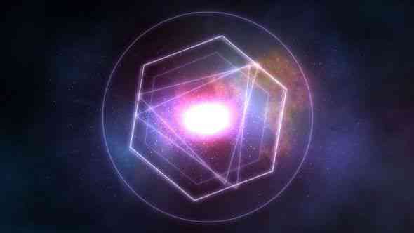 Alt text for sci-fi video intro featuring a hyperspace warp speed effect and streaking light trails.