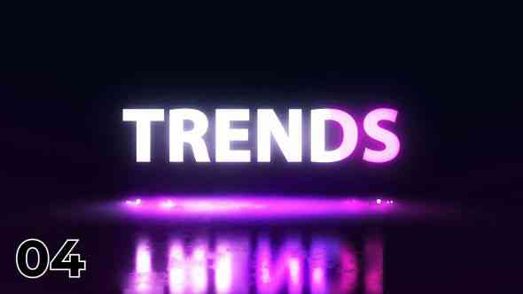 Neon Glitch Logo Reveal After Effects Template – vibrant neon animation, gaming logo intro, 1920x1080