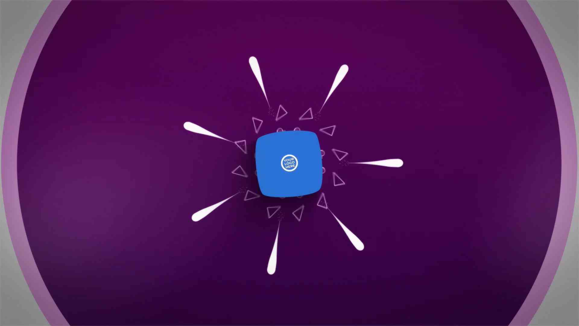 Quick Shape Logo Opener Premiere Pro logo video template with modern geometry animation