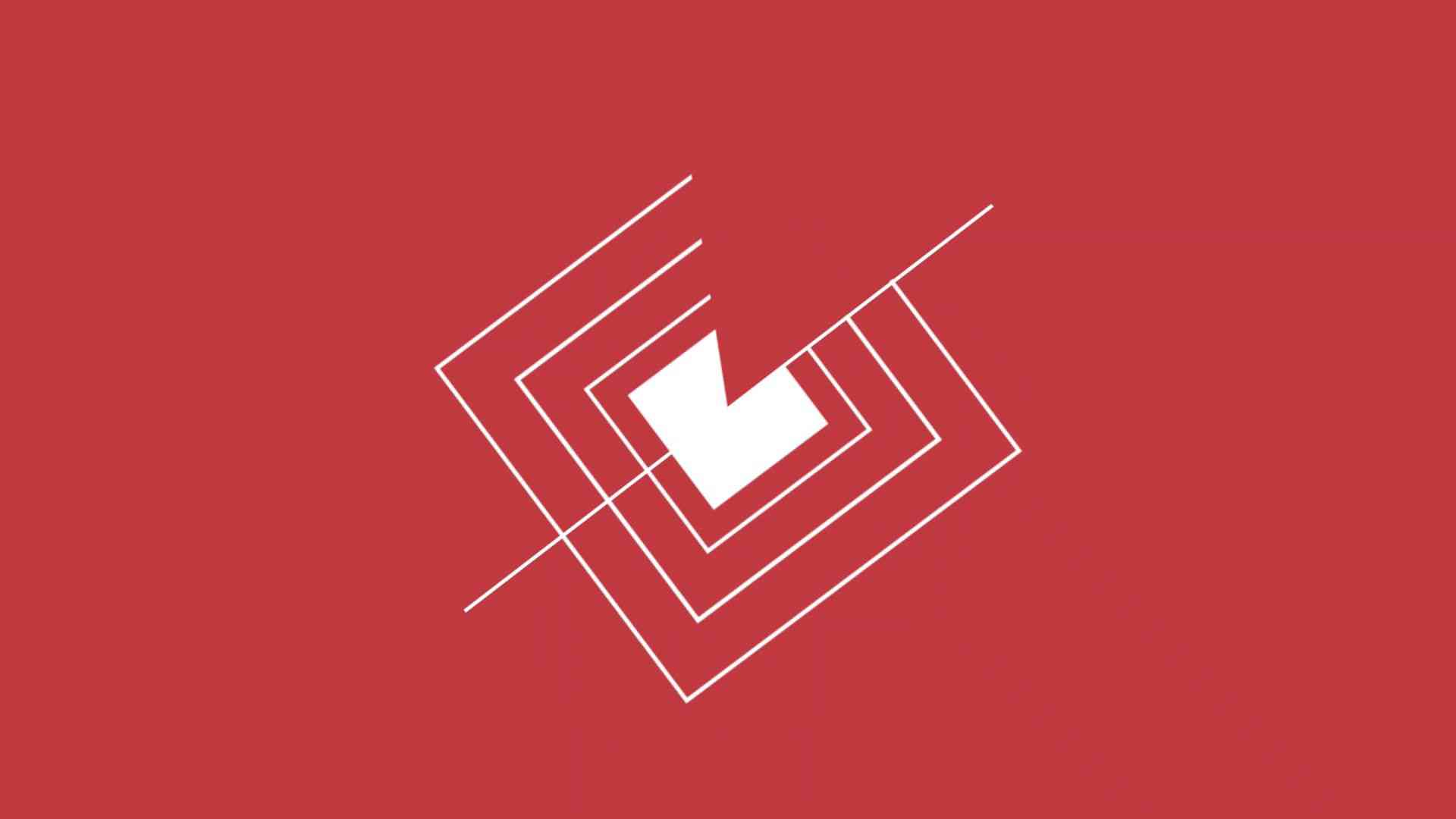 Square Shape Logo Premiere Pro logo video template with bold geometric transitions