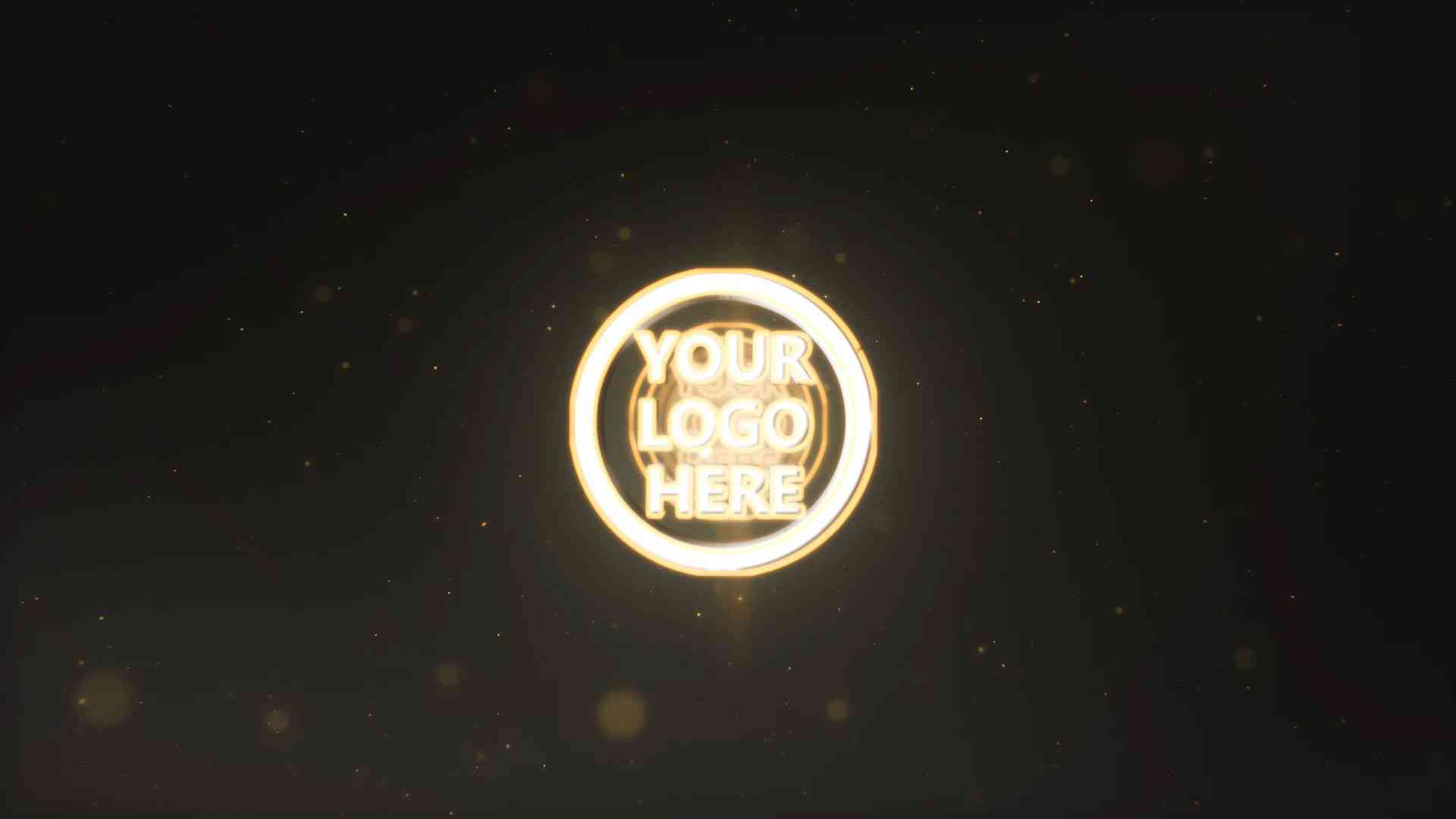 Golden Particles Luxury Logo Reveal After Effects Template