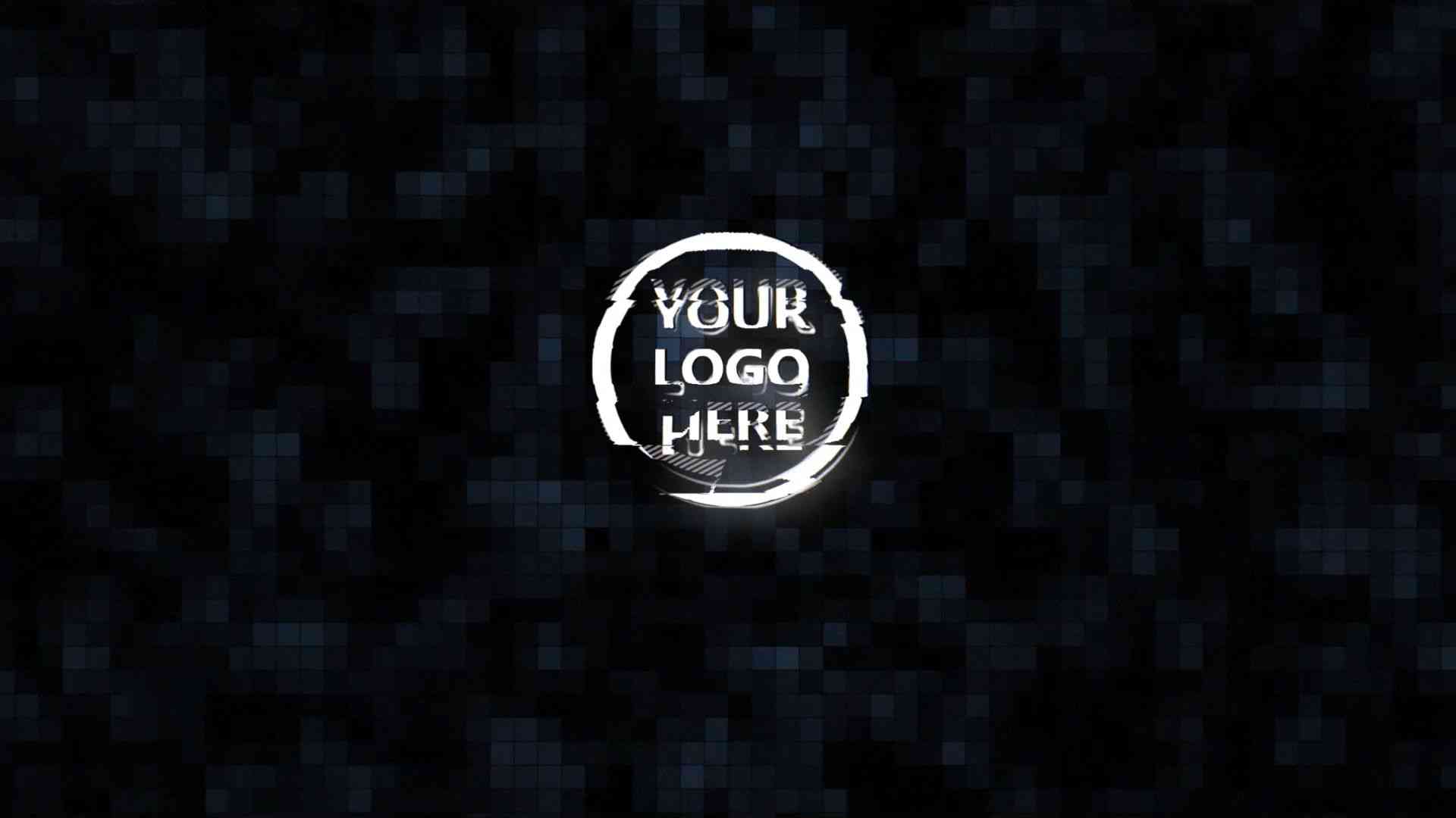 Futuristic Digital Pulse Logo Reveal After Effects Template