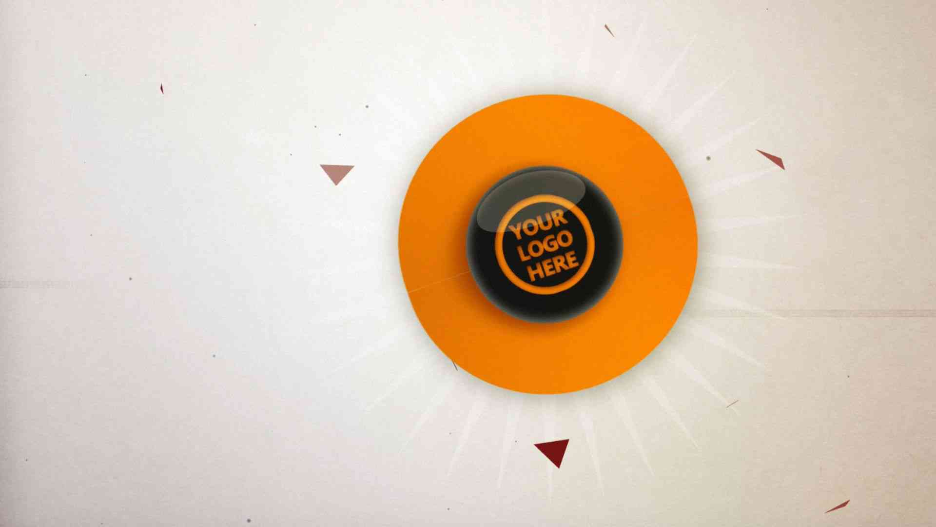 Cinematic Halo Sparks Logo Reveal After Effects Template