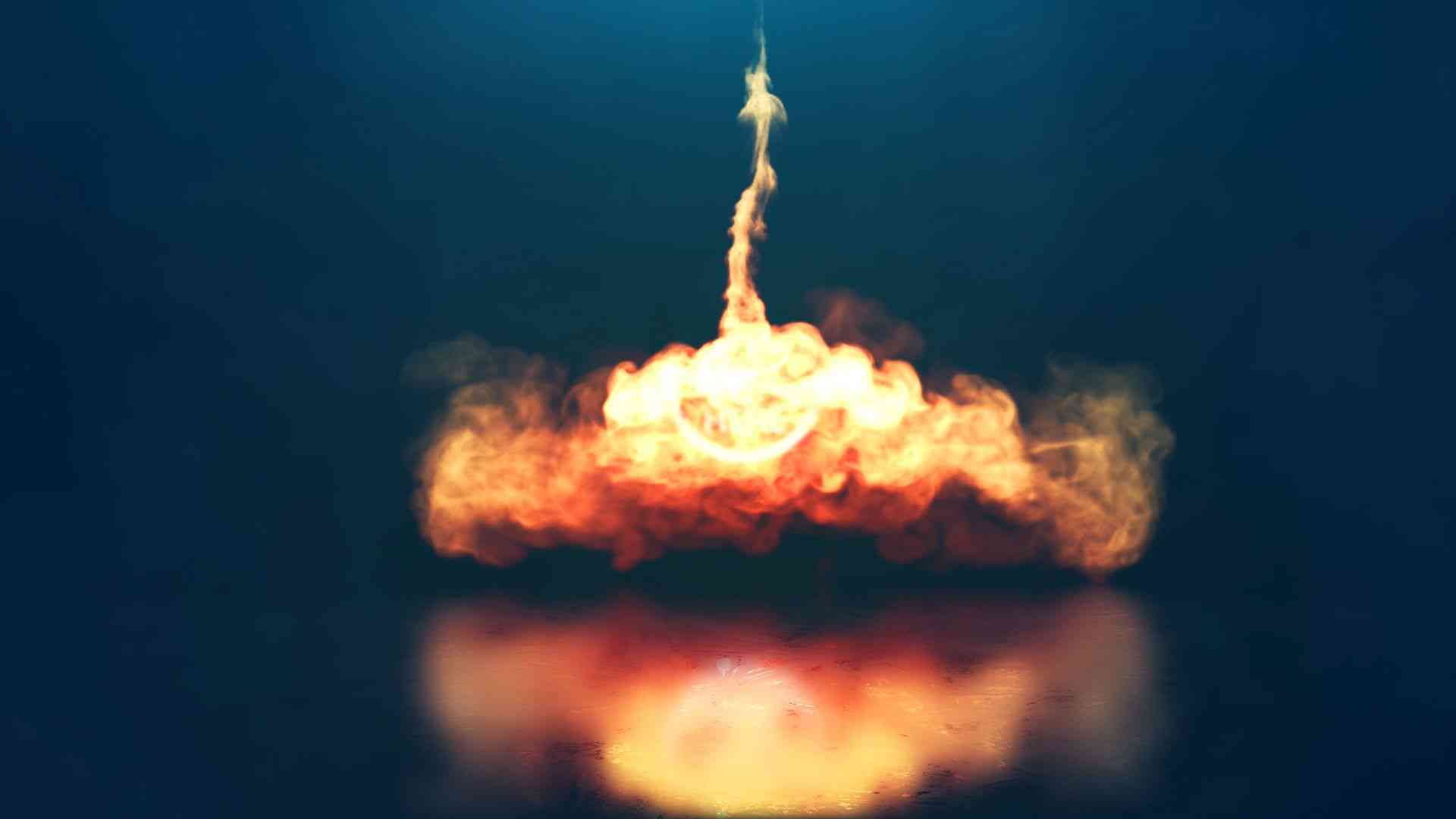 Action Fire and Smoke Blast Logo Reveal After Effects Template