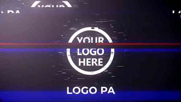 Glitch Logo Reveal After Effects Template