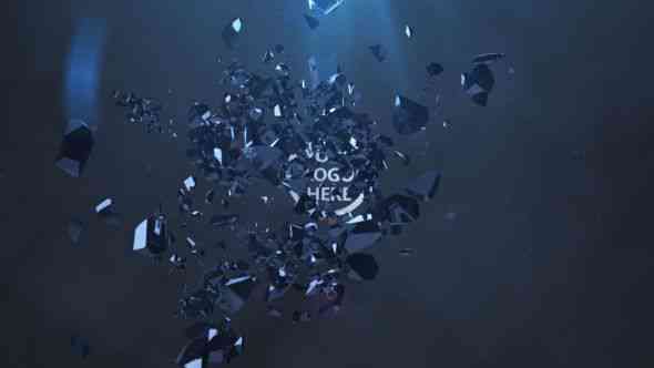 Glitch Distortion Logo After Effects Template