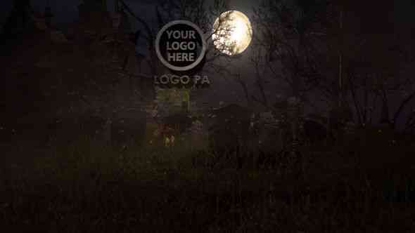 Halloween Logo Reveal After Effects Template