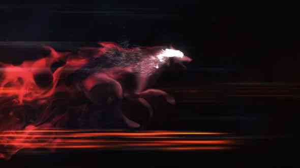 Mystic Fire Animal Logo Reveal After Effects Template