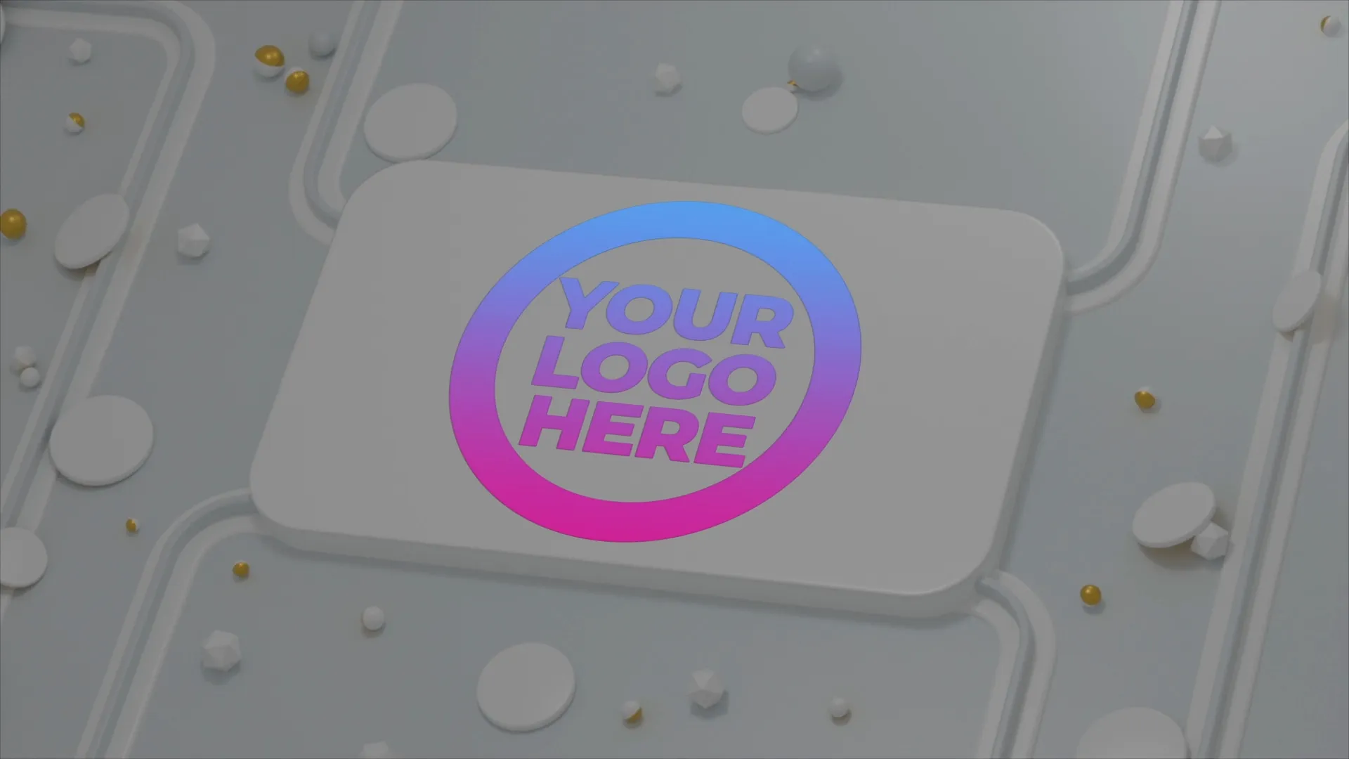 3D White Minimal Corporate Logo Reveal Premiere Pro