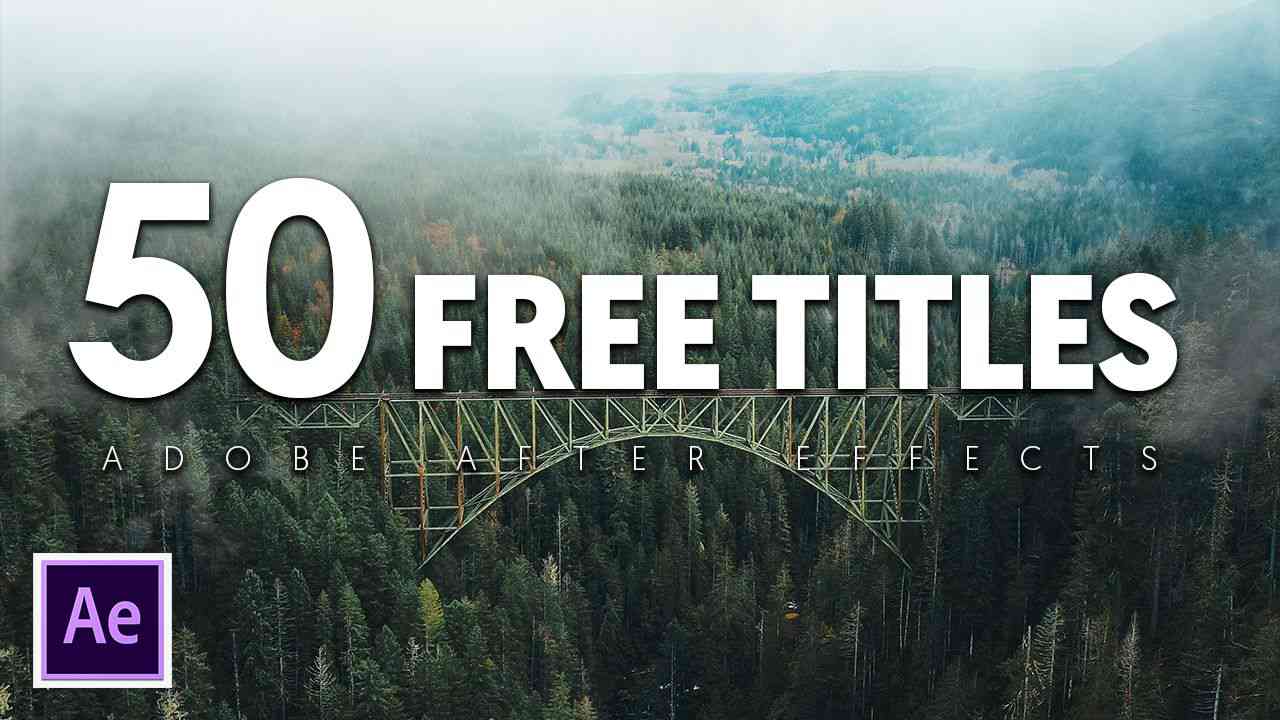 clean title after effects free download