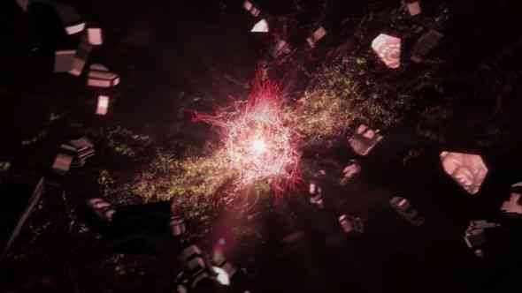 Metallic Red Energy Logo Intro After Effects Template