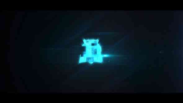 Blue Energy Shockwave Logo Intro After Effects Template