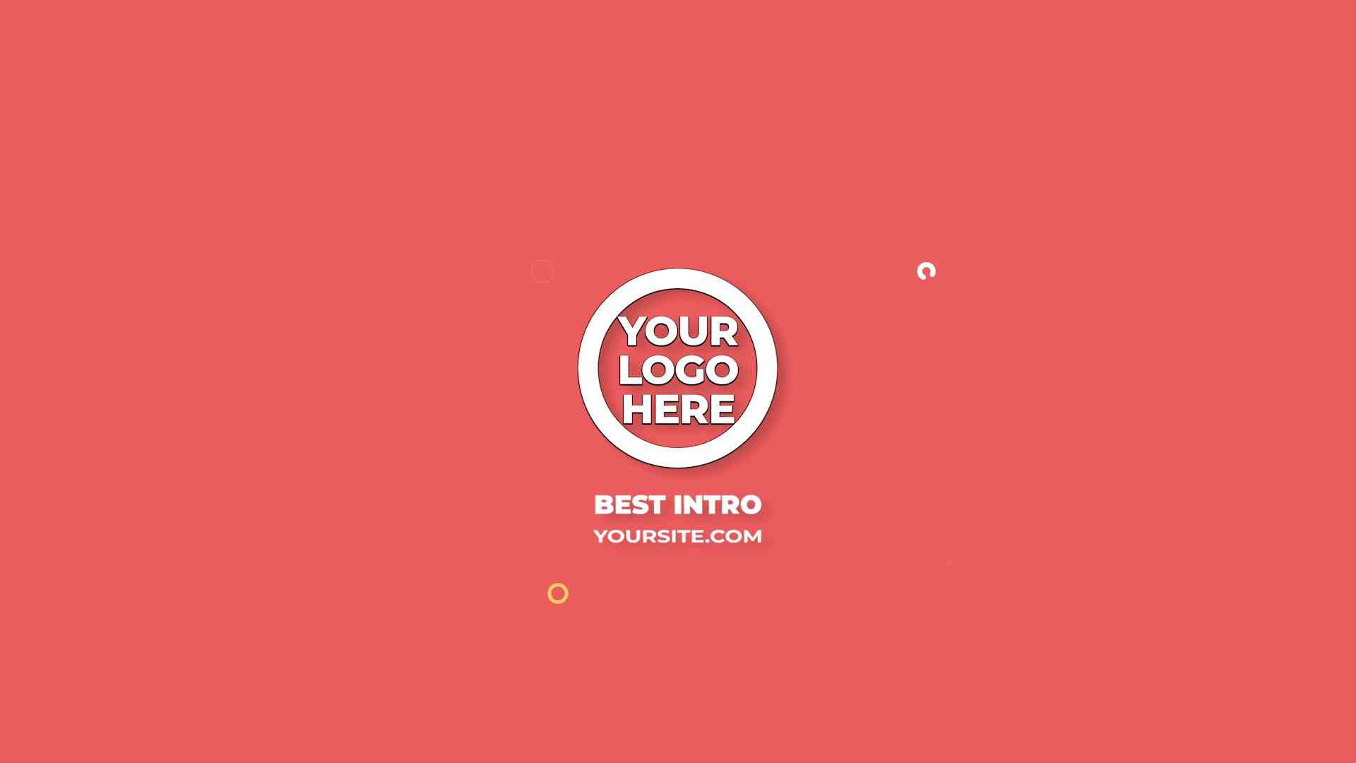 Professional minimal logo animation template Premiere 11