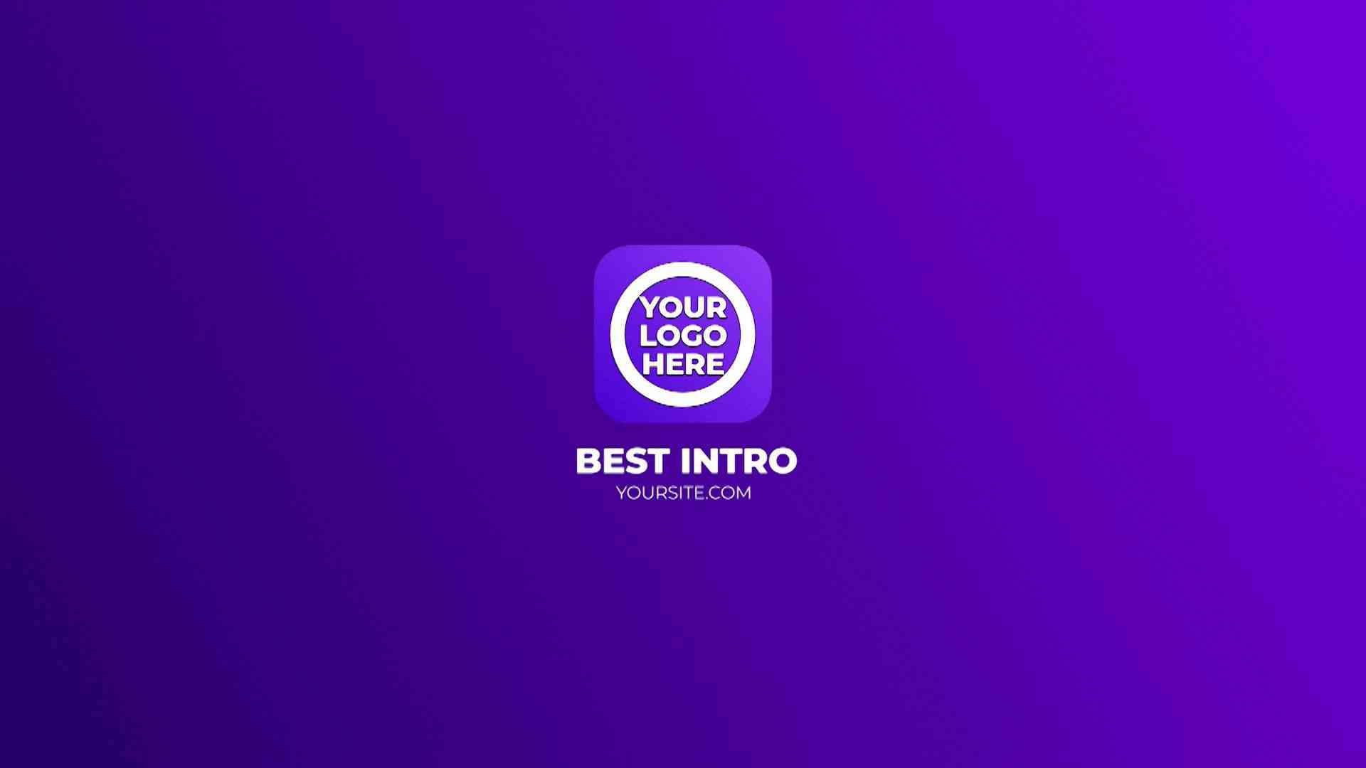 Trendy minimal logo animation template for videos 13