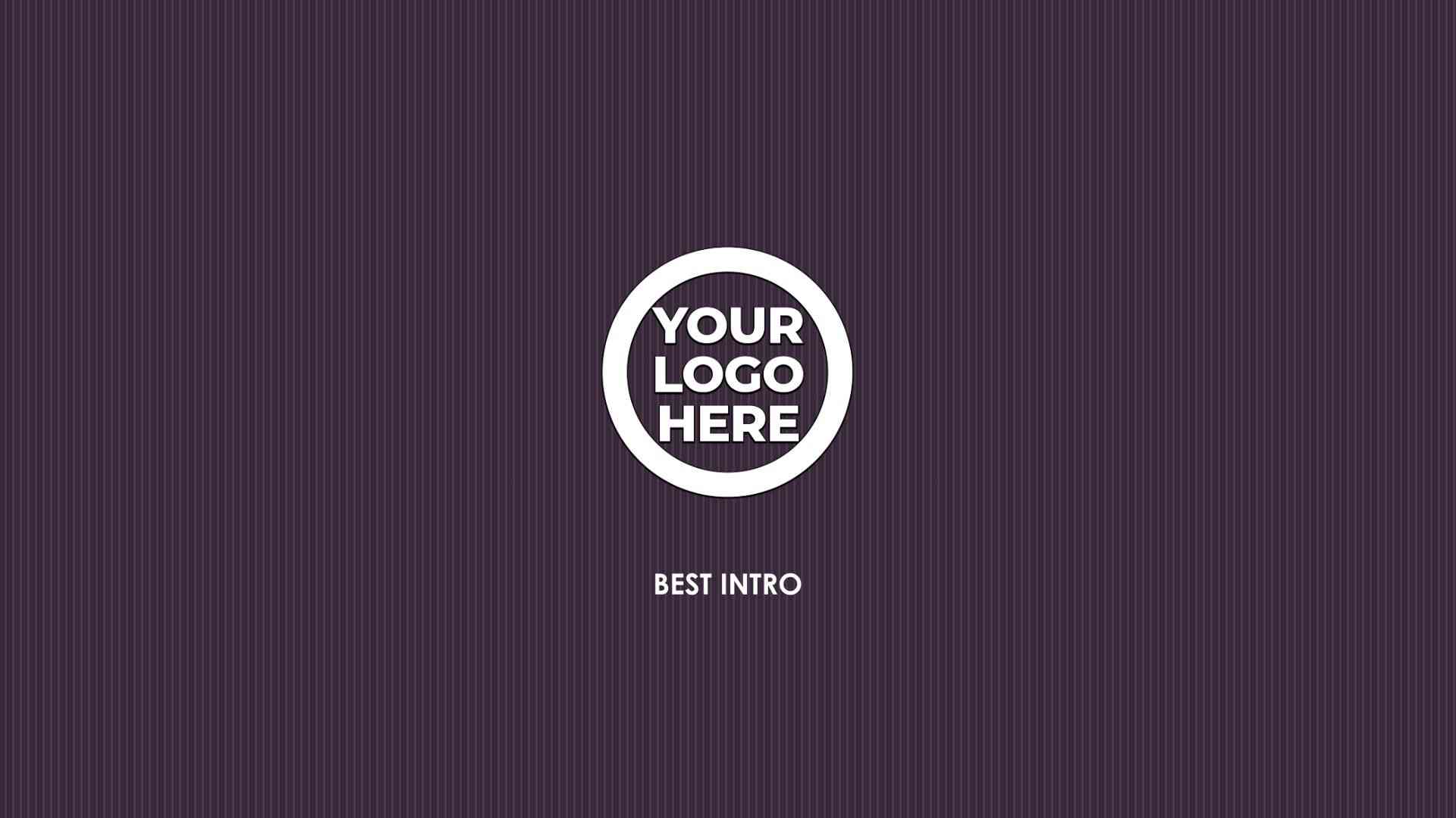 Minimal logo intro animation template for videos 5