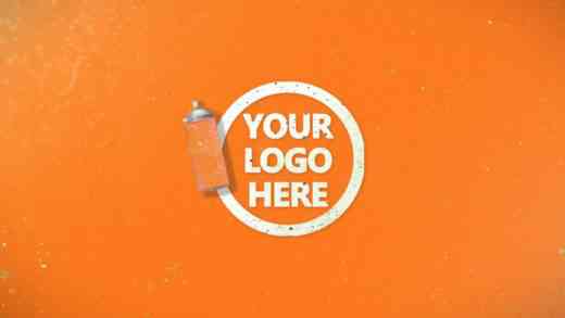 Dynamic Street Art Graffiti Logo Opener After Effects Template