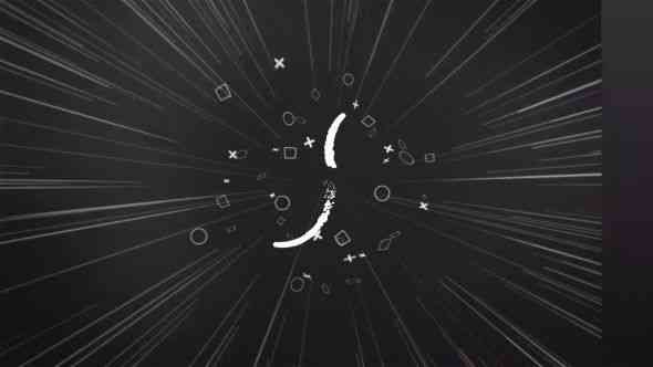 Thumbnail showing a logo softly fading into view on a plain background in a Premiere Pro template.