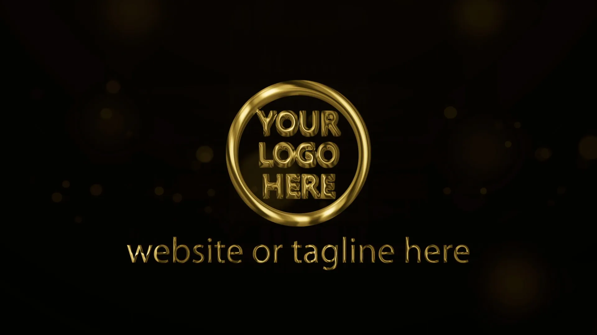 Gold Premium Logo Reveal Effect Premiere Pro