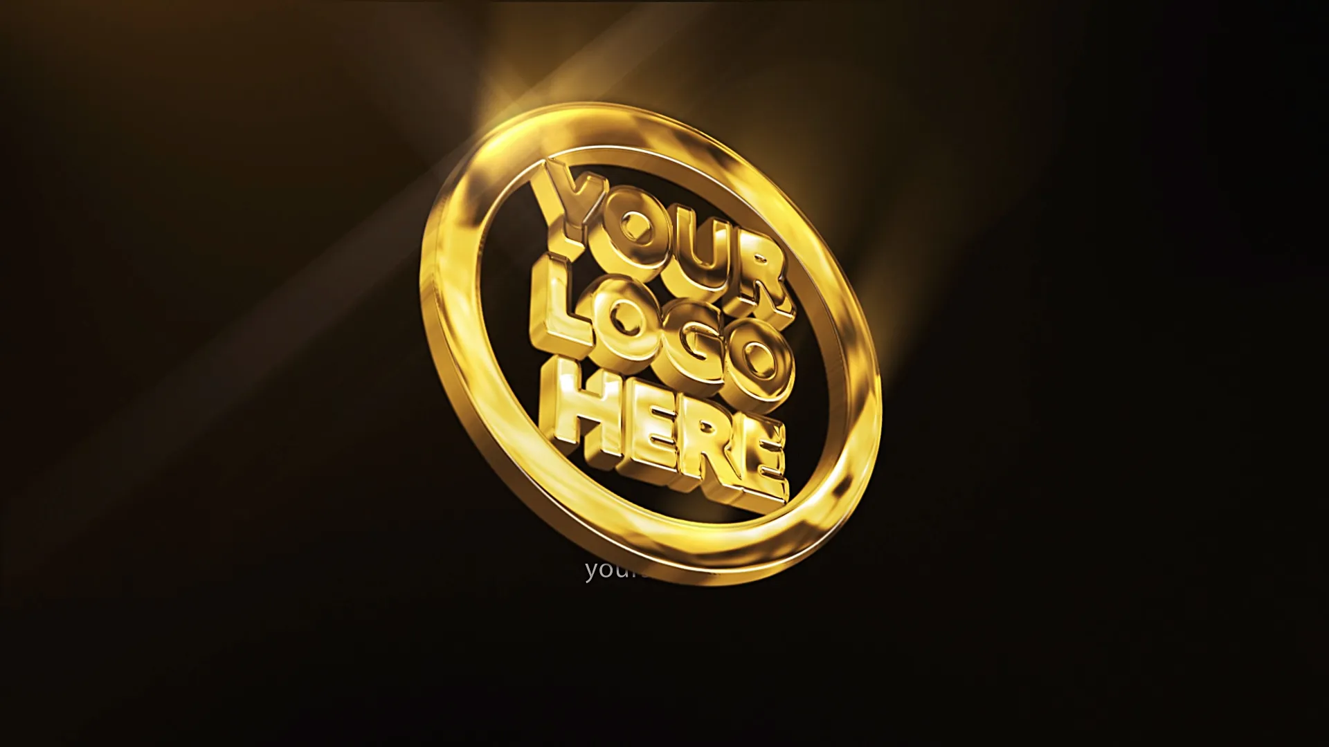 Particle Glossy Logo Reveal Template for Premiere Pro