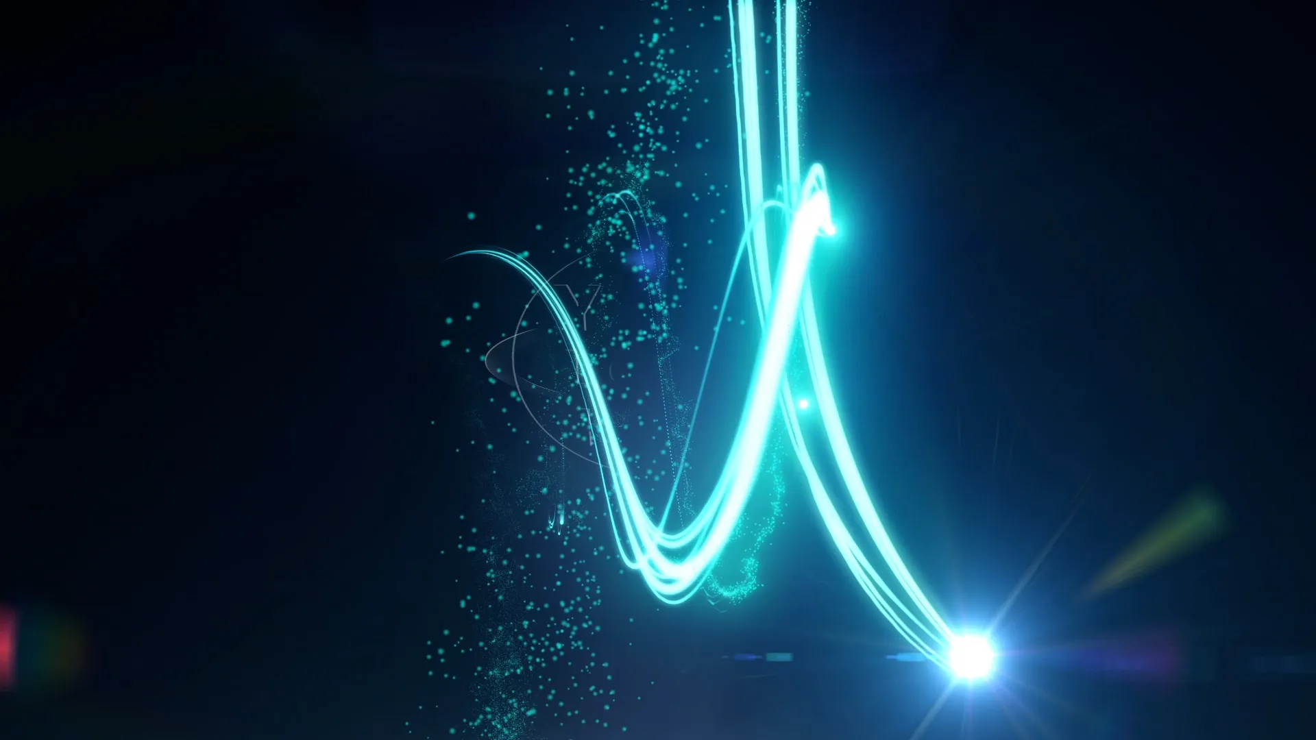 Particle Ripple Wave Logo Reveal Premiere Pro