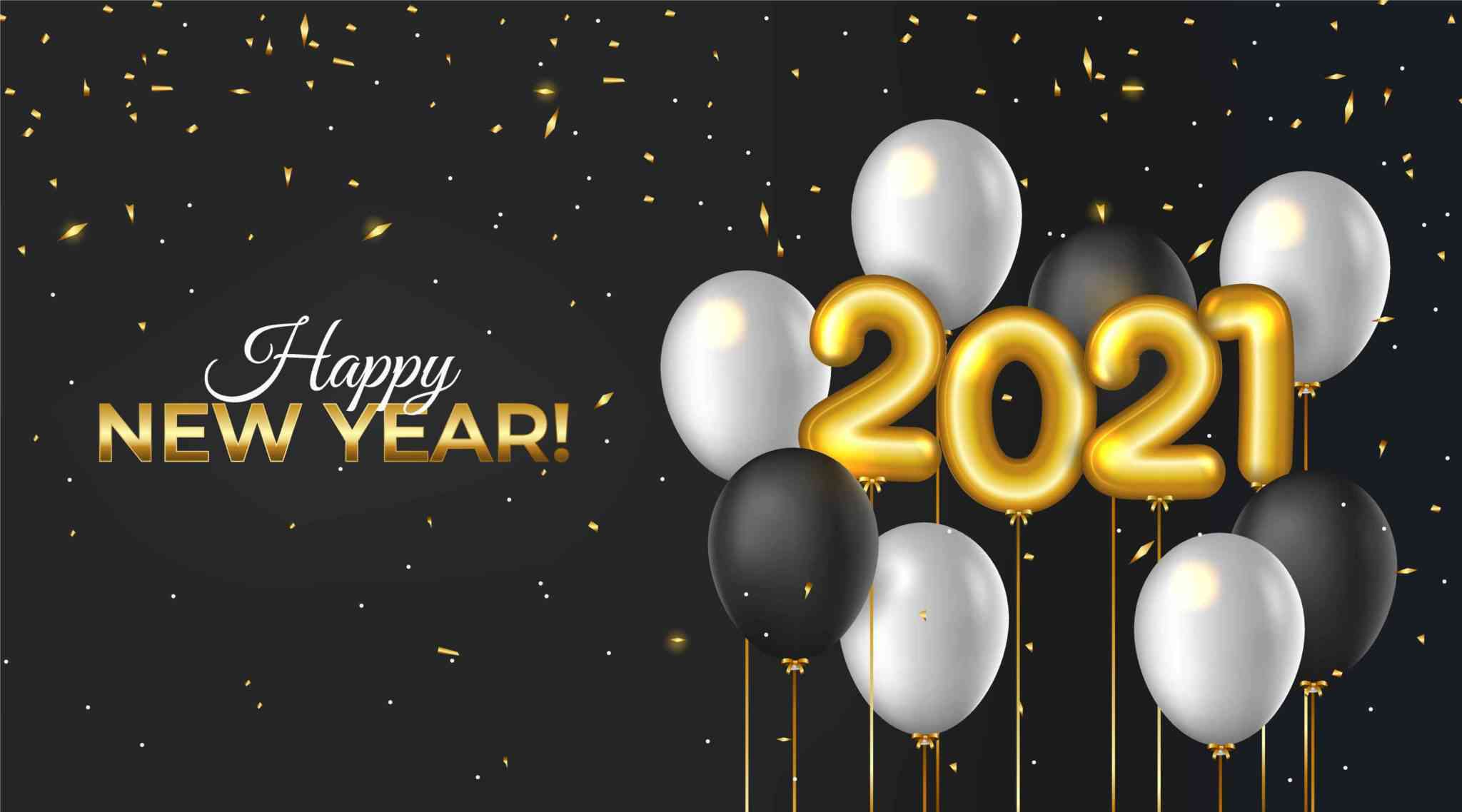 28 Happy New Year 2021 Backgrounds - Trends Logo