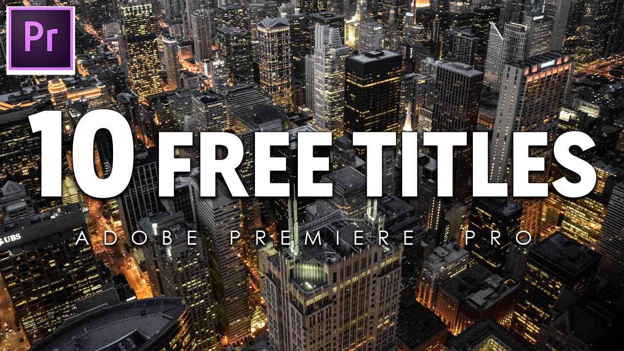 10+ Free Titles Templates for After Effects - Trends Logo