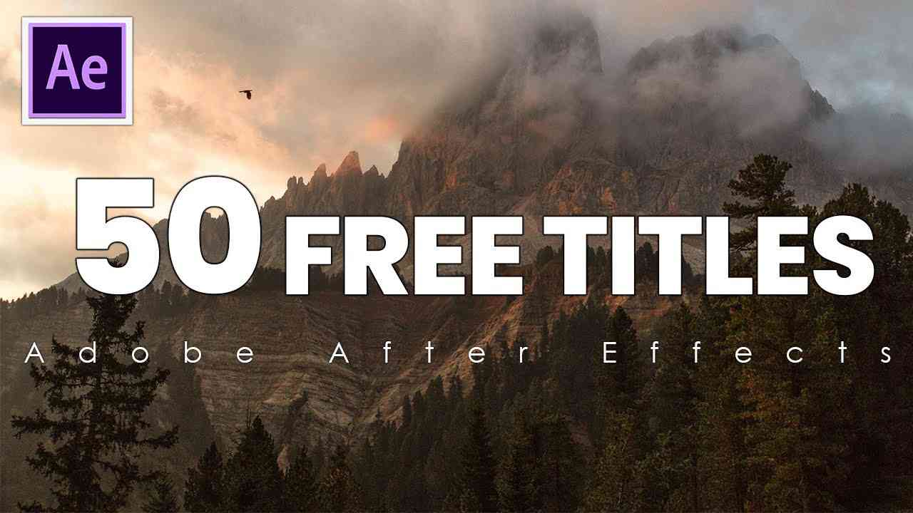 title template after effects free download