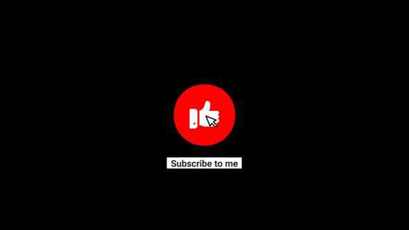 Youtube Subscribe Button - MOGRT #05 - Trends Logo