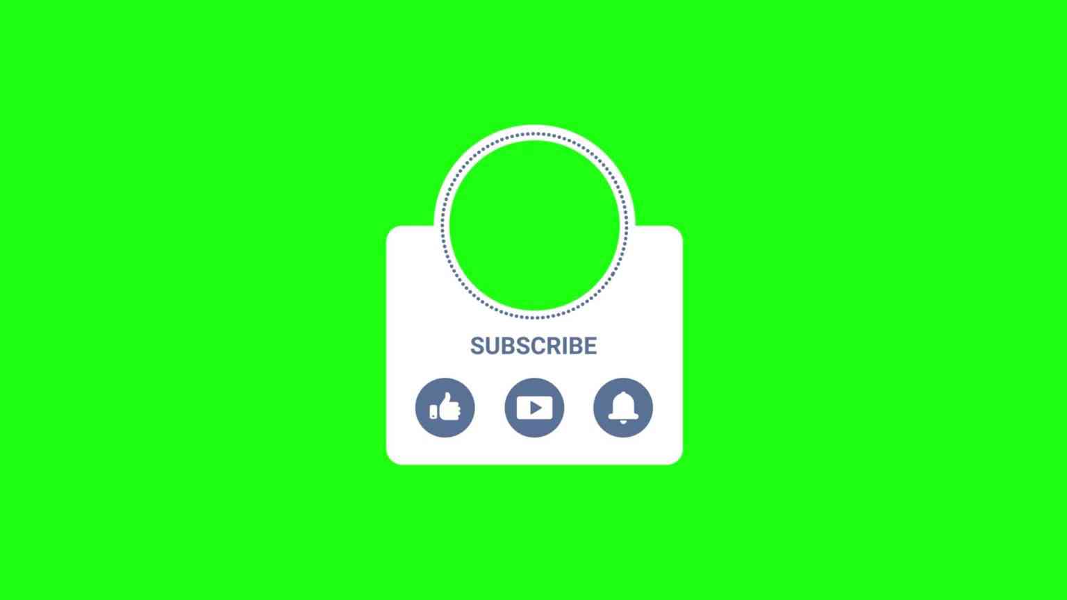Green Screen Subscribe Button No Copyright Free Download 10