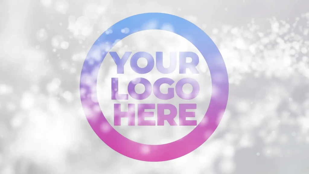 Enchanted Media free particle flourish logo reveal