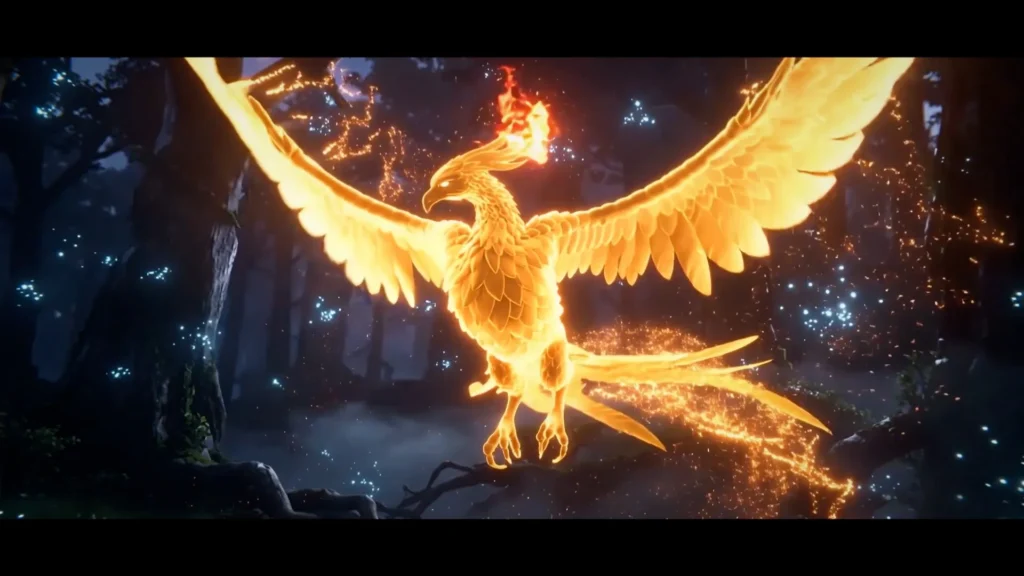 Phoenix Bird Logo Reveal After Effects animation