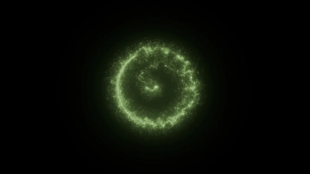 Mixkit free simple opener with particles logo reveal