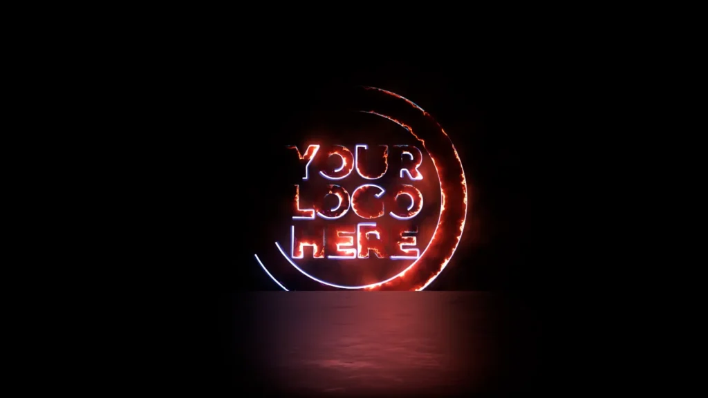 Free Motion Elements gaming logo reveal template 1
