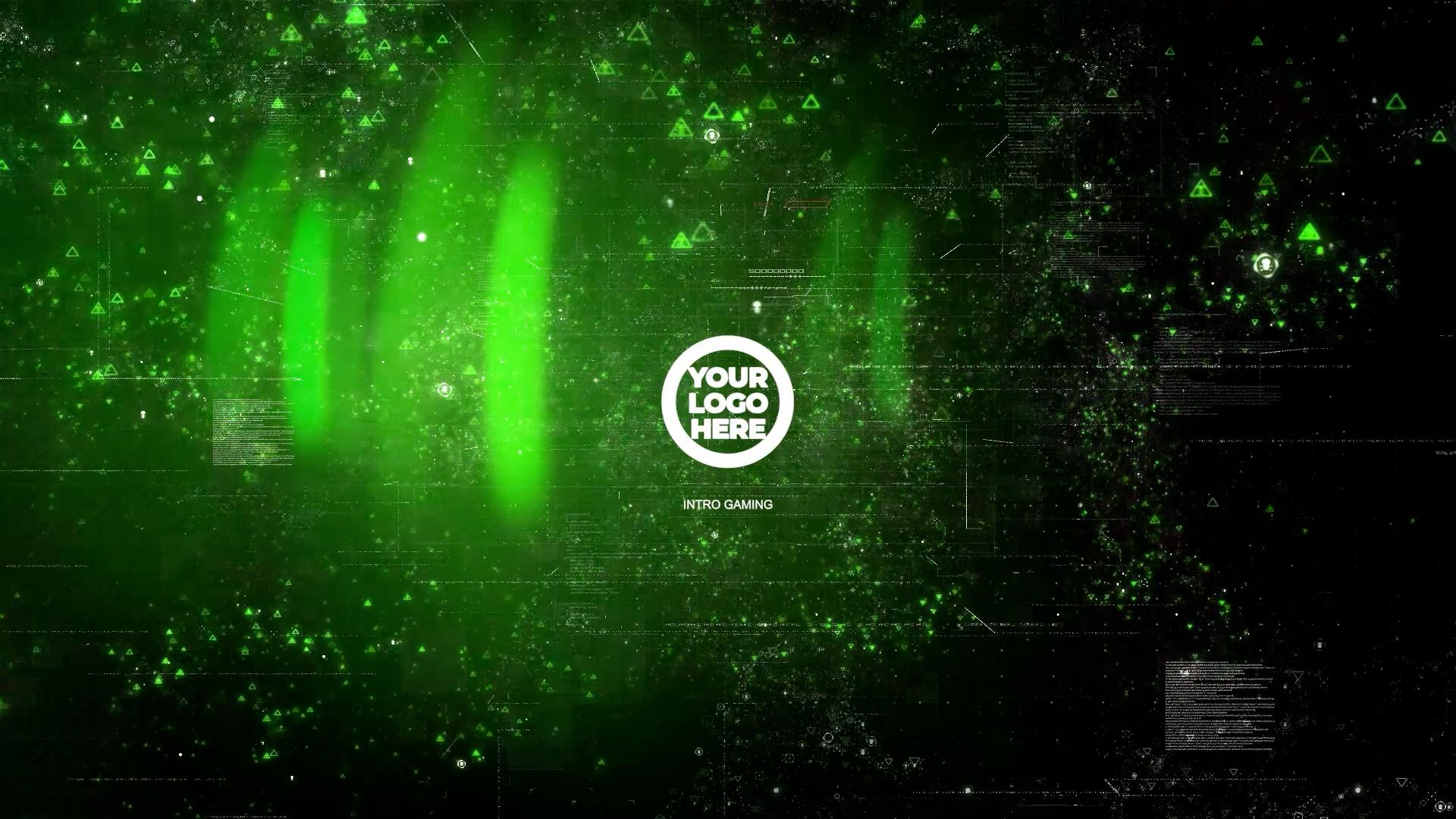 Image of Flat Element Pop Intro, a fast, flat animation with pop effects.