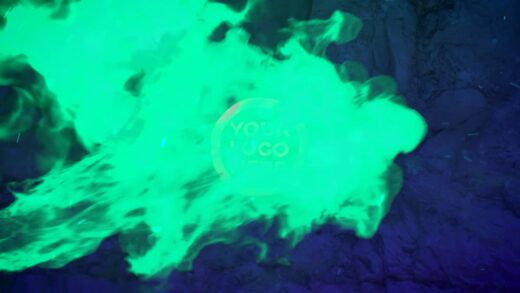 Gradient Flat Shape Intro Template