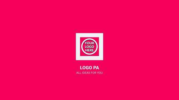 Image of New Clean Logo Reveal Project, a fresh, contemporary design.