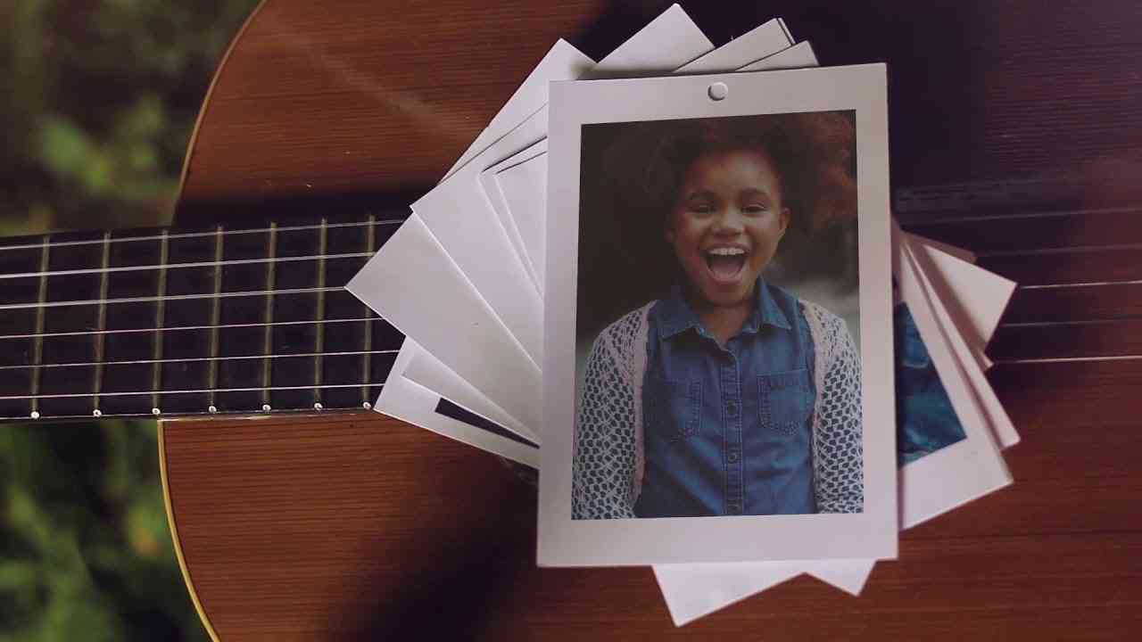 Preview image of Romantic Love Story Slideshow Template for couple videos.