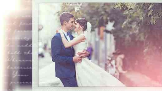 free minimalist wedding slideshow after effects template download