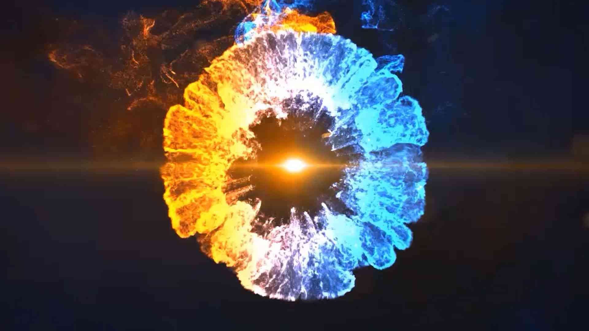 Premiere Pro Dark Glow Motion Logo Reveal Template