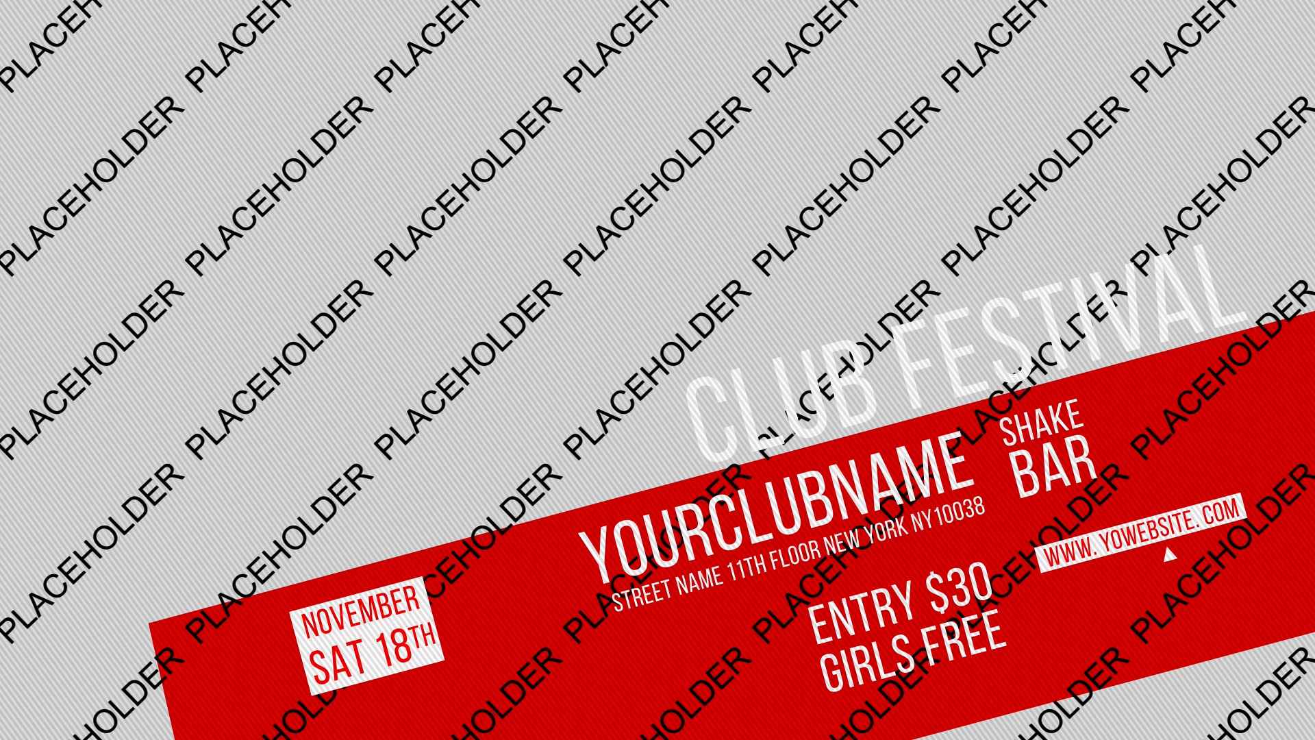 Preview of Simple Modern Intro template, a basic yet stylish opener.