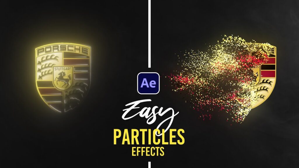 Simple Particles Logo & Text Animation Template for After Effects Free Download