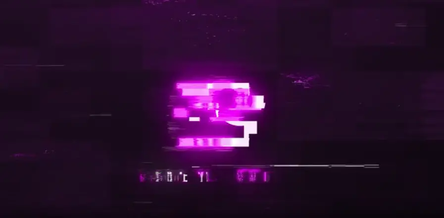 glowing glitch logo title free download for premiere pro template