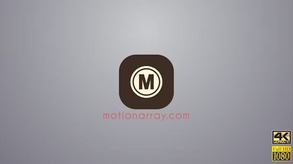 4K minimal logo reveal After Effects template free