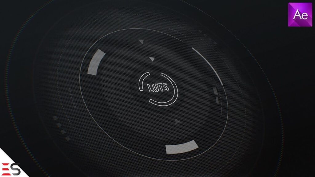 Sci-Fi HUD logo reveal After Effects template no plugins