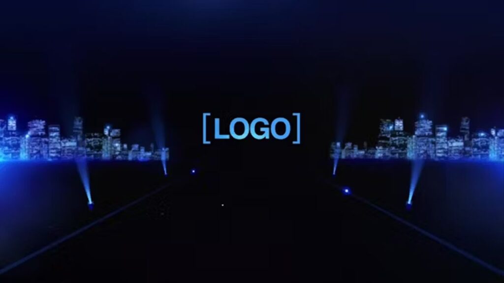 City Path urban logo reveal After Effects template for real estate