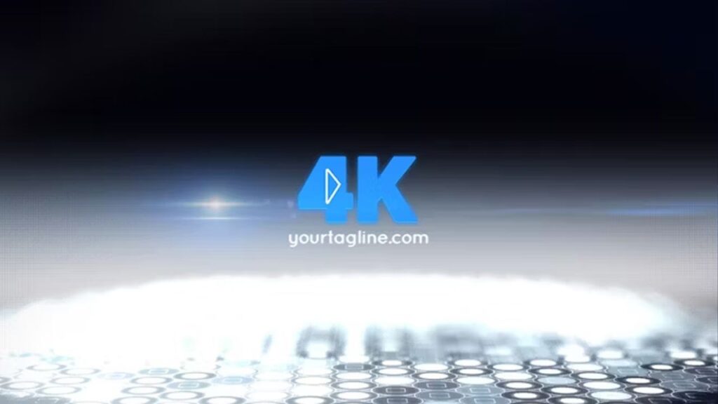 Clean Light 4K logo reveal After Effects template commercial use