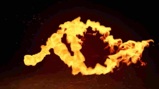 ALT Text: Flame Burst Explosion Intro AE