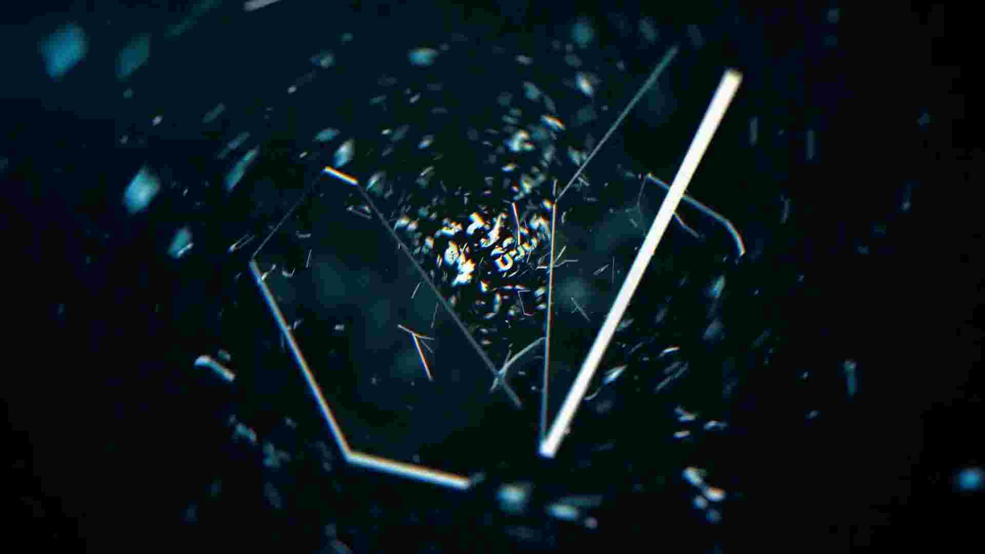 Thumbnail of Tech Digital Lines Intro, a data stream effect.