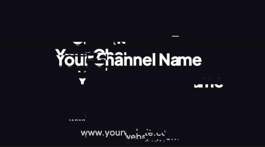 Preview of Glitch Effect Intro Graphics Kit, a fast-paced, digital glitch animation.