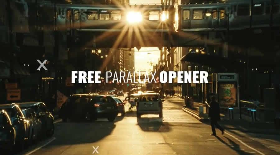 Image of Parallax Opener Asset, featuring the popular 3D parallax effect.